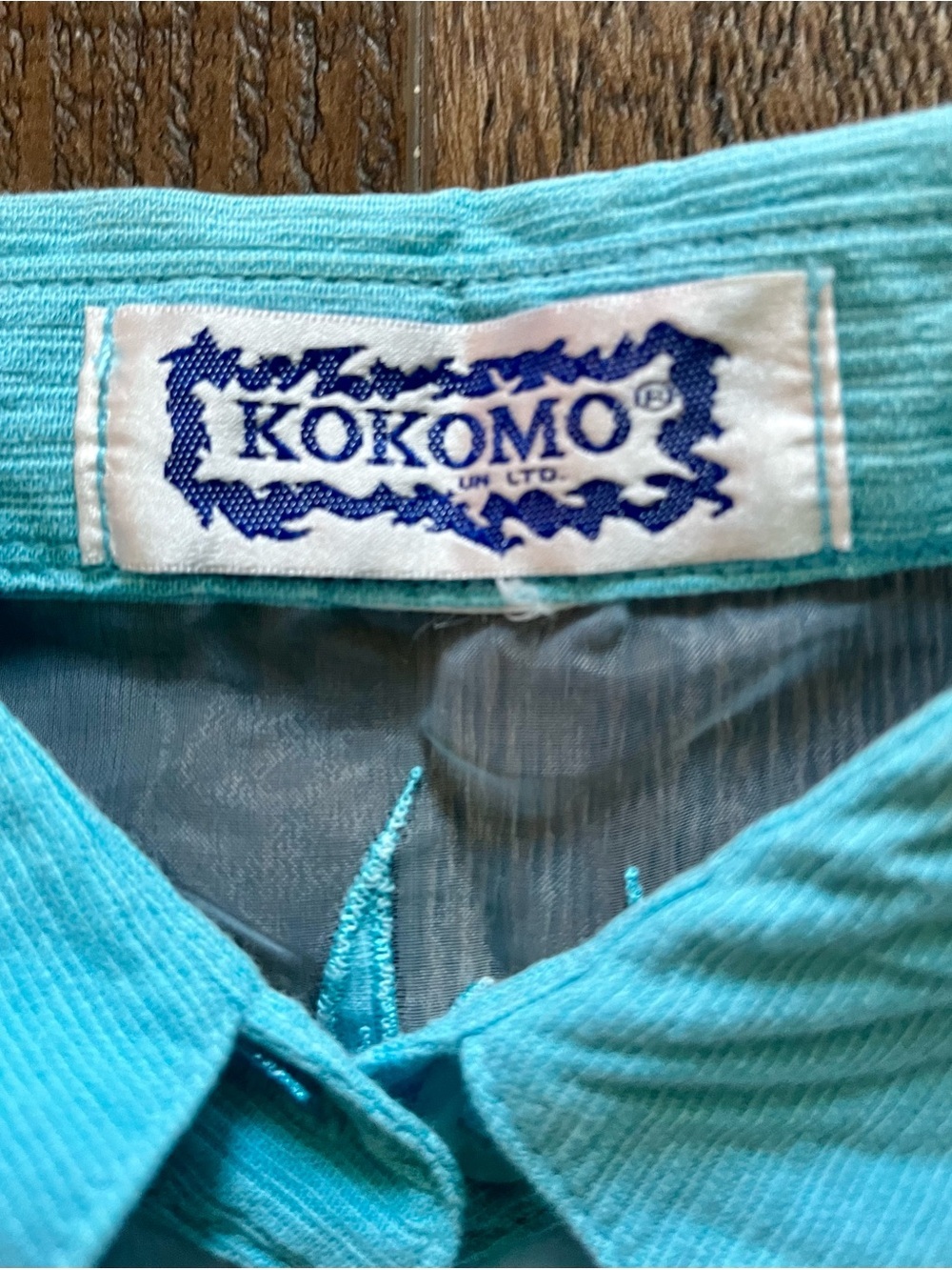 Turquoise Embroidered Two-Piece Set - Picture 6 of 10